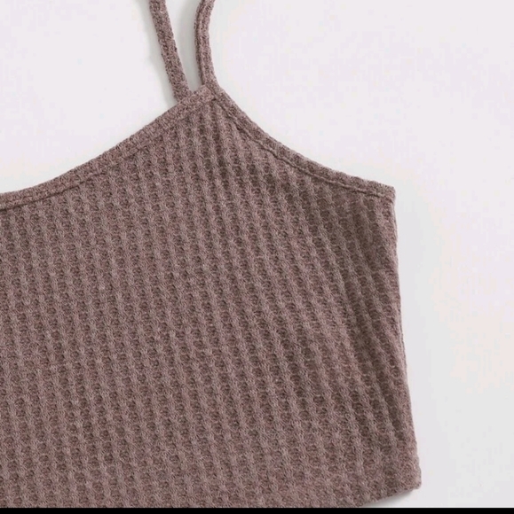 LAST SET! NEW Waffle Knit Cami Top & Leggings Set - Picture 3 of 7